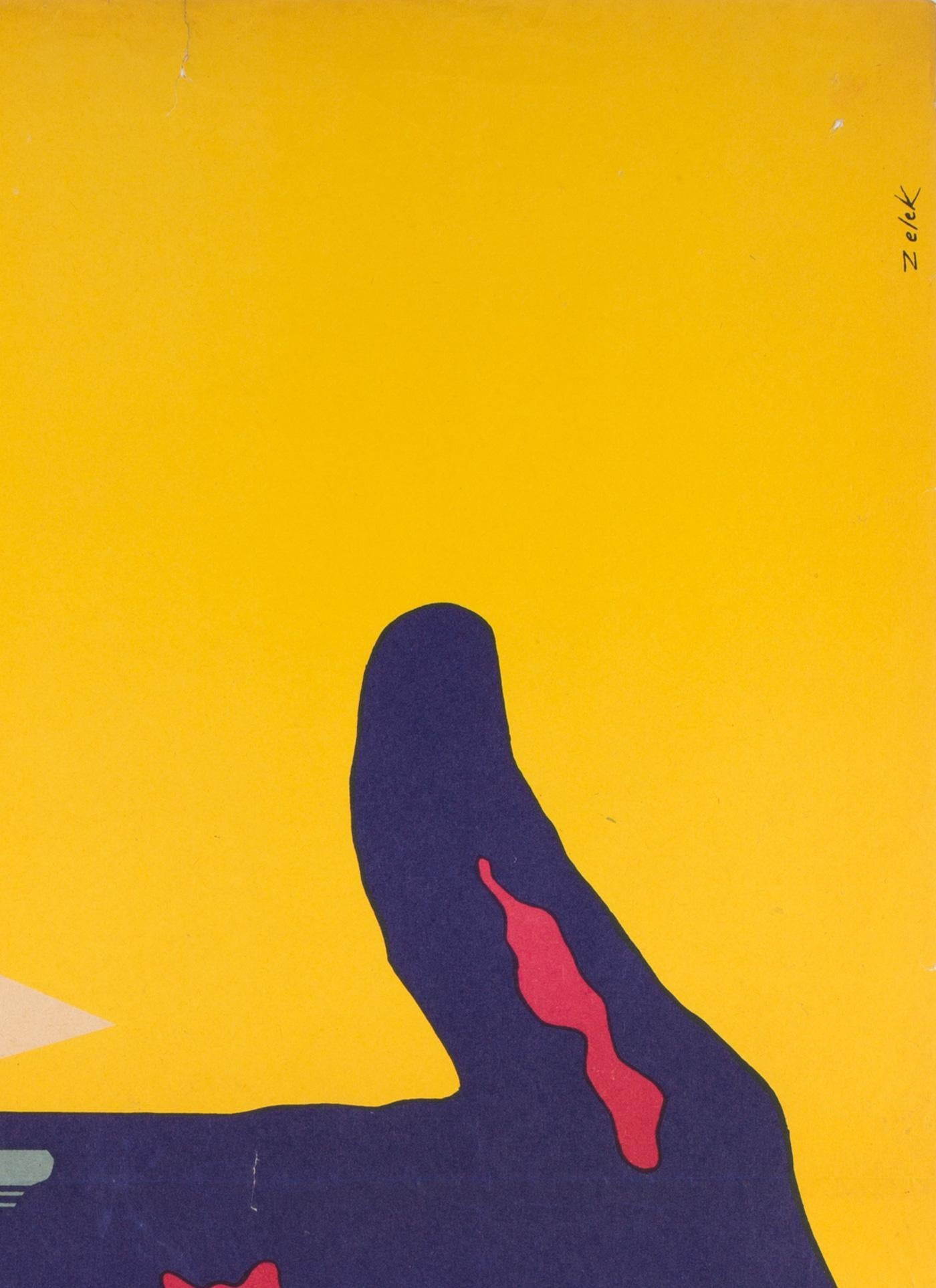 Support Your Local Sheriff, Original Polish Film Poster Bronislaw Zelek, 1969