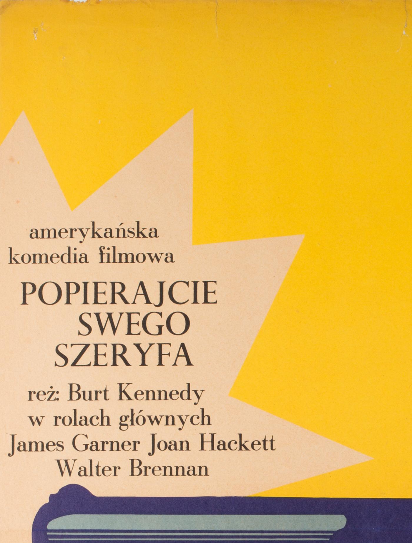 Support Your Local Sheriff, Original Polish Film Poster Bronislaw Zelek, 1969