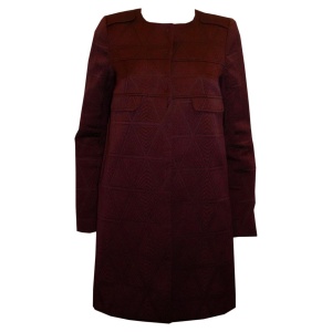 Tara Jarmon Burgundy Short Coat