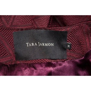 Tara Jarmon Burgundy Short Coat
