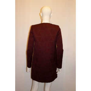 Tara Jarmon Burgundy Short Coat