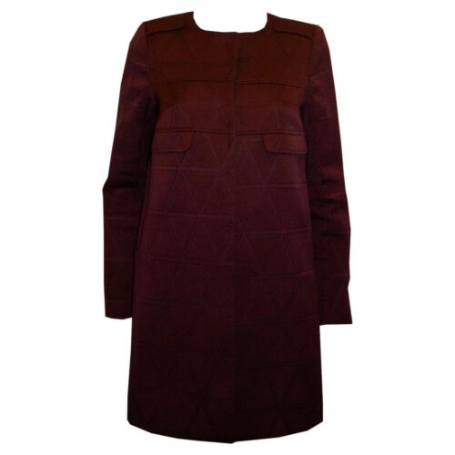 Tara Jarmon Burgundy Short Coat