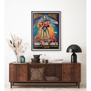 THE DAY THE EARTH STOOD STILL 1960S French MOYENNE Film Movie Poster