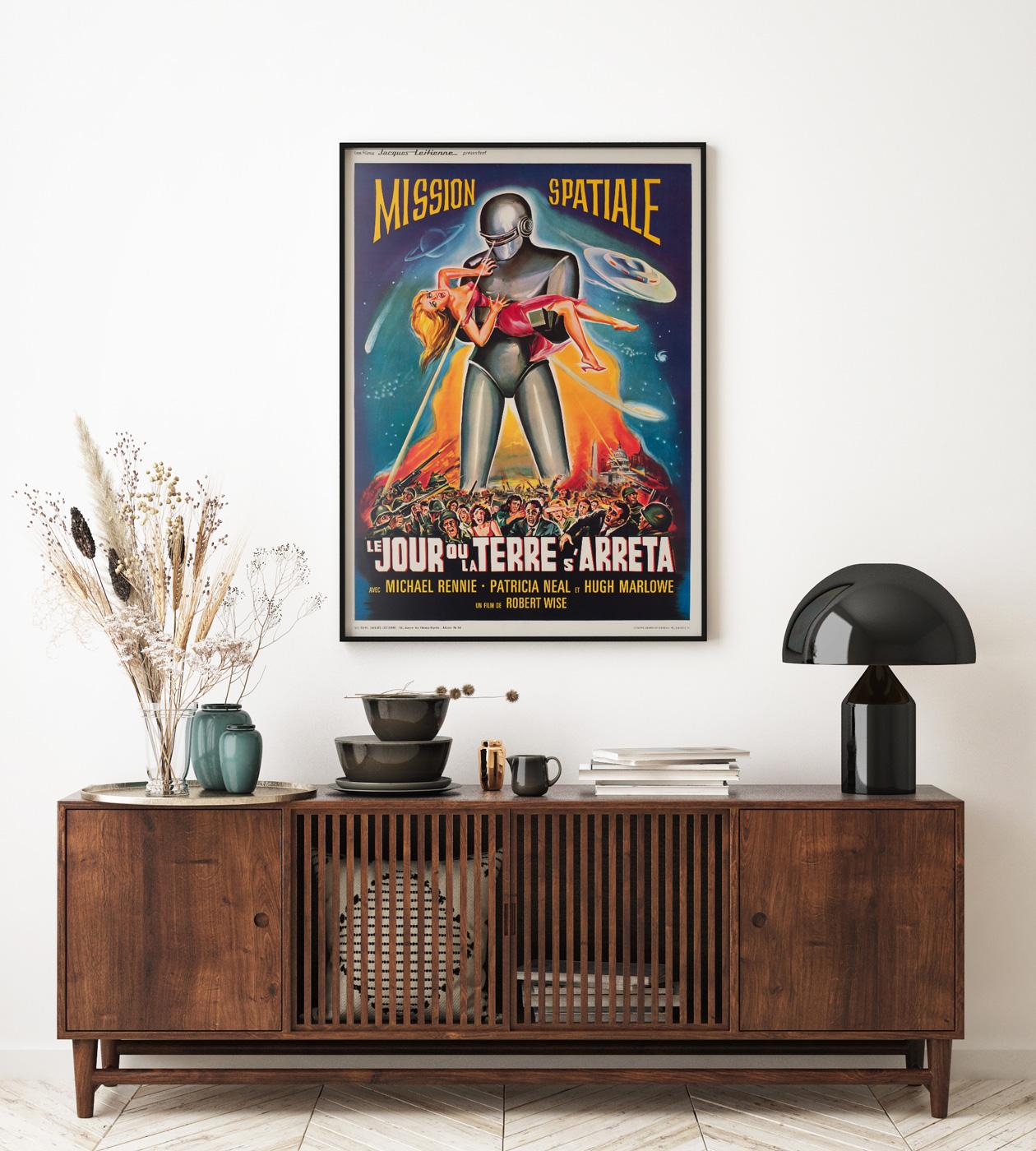 THE DAY THE EARTH STOOD STILL 1960S French MOYENNE Film Movie Poster