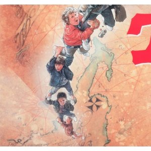 The Goonies 1985 Japanese B2 Film Poster, Drew Struzan