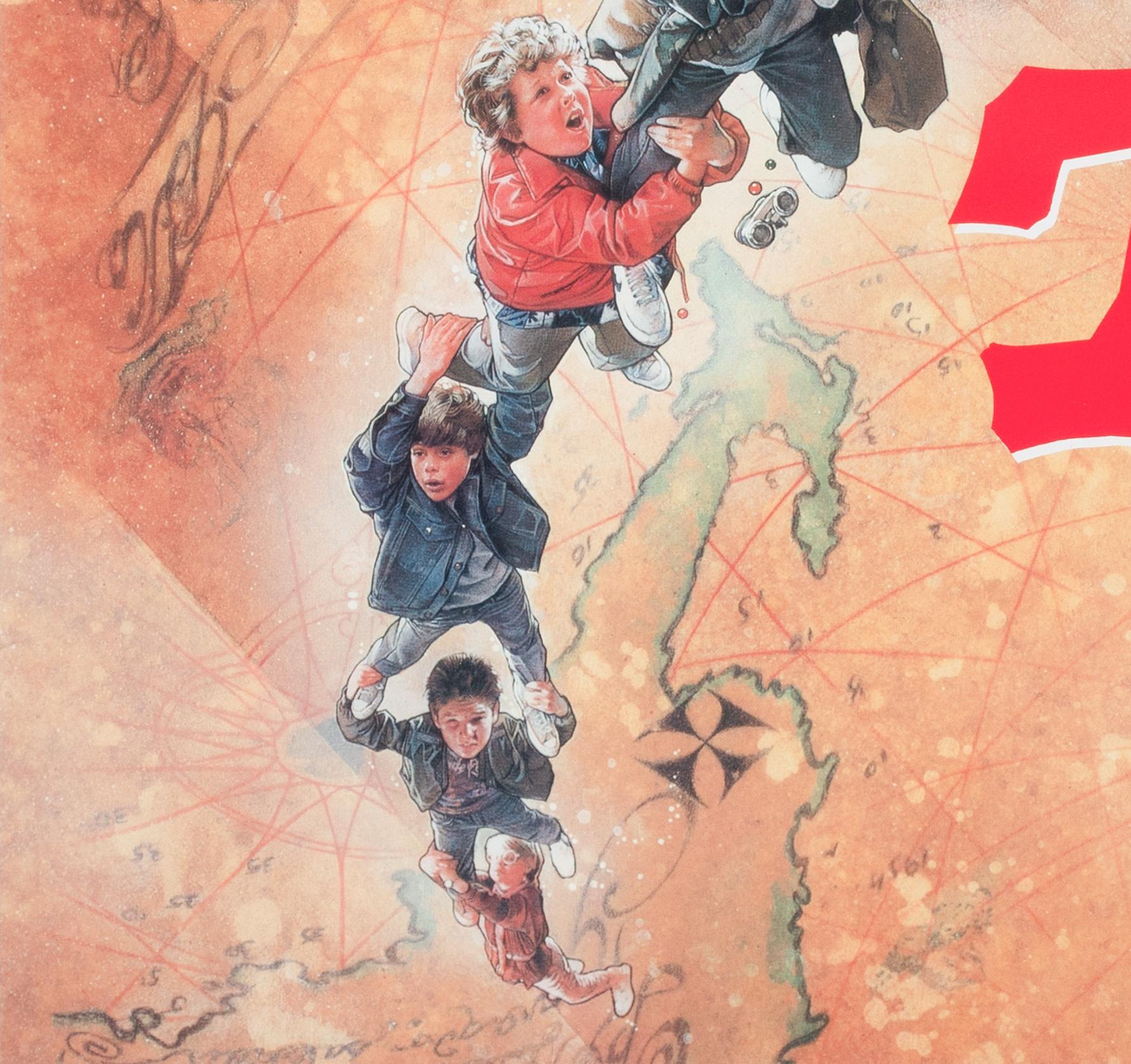The Goonies 1985 Japanese B2 Film Poster, Drew Struzan