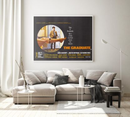 The Graduate 1967 UK Quad Film Movie Poster