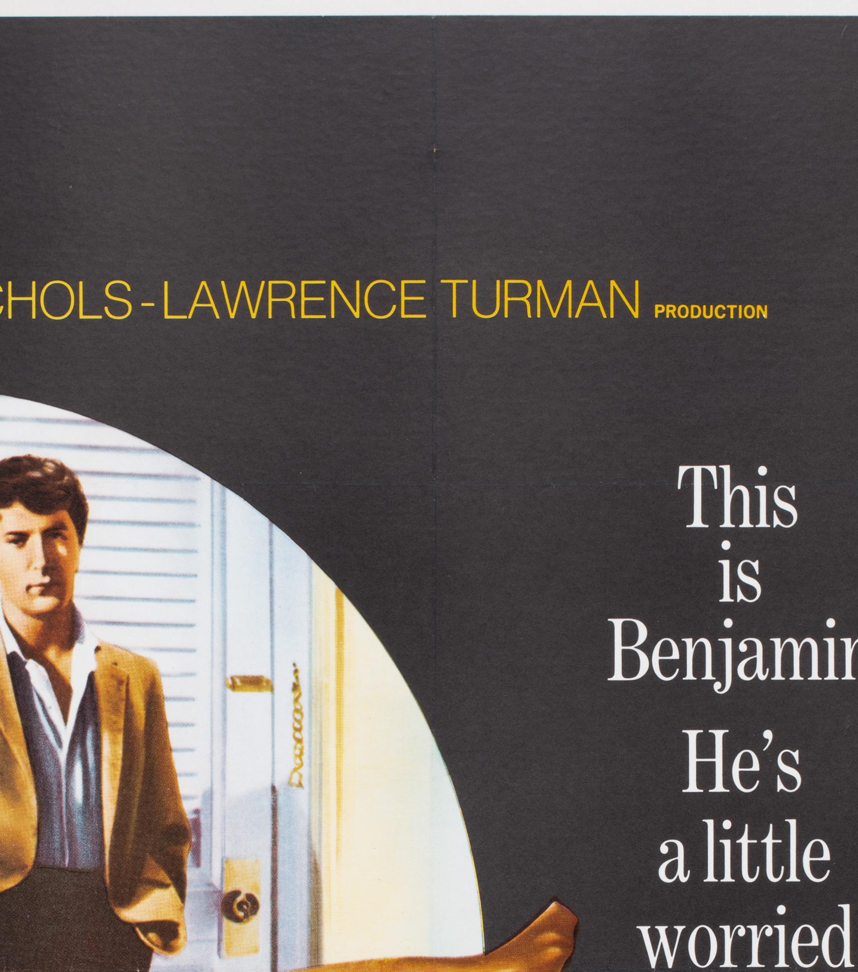 The Graduate 1967 UK Quad Film Movie Poster