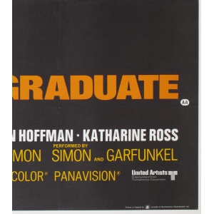 The Graduate 1967 UK Quad Film Movie Poster