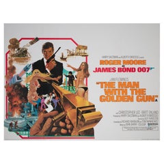 "The Man with the Golden Gun", 1973 Japanese B2 Film Movie Poster, McGinnis