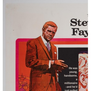 The Thomas Crown Affair 1968 UK Quad Film Movie Poster, Putzu