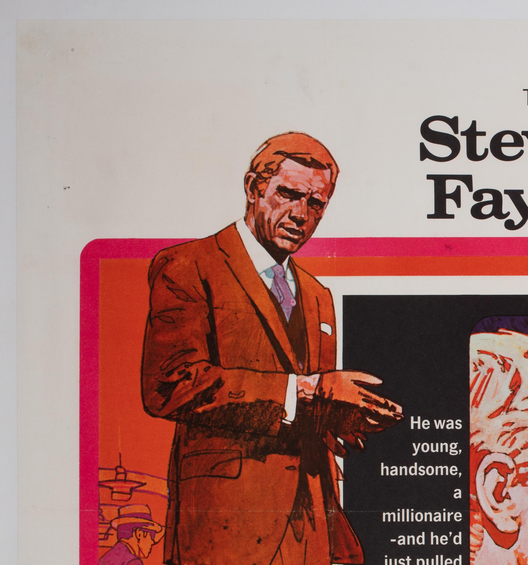 The Thomas Crown Affair 1968 UK Quad Film Movie Poster, Putzu