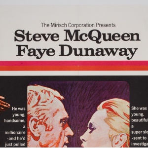 The Thomas Crown Affair 1968 UK Quad Film Movie Poster, Putzu