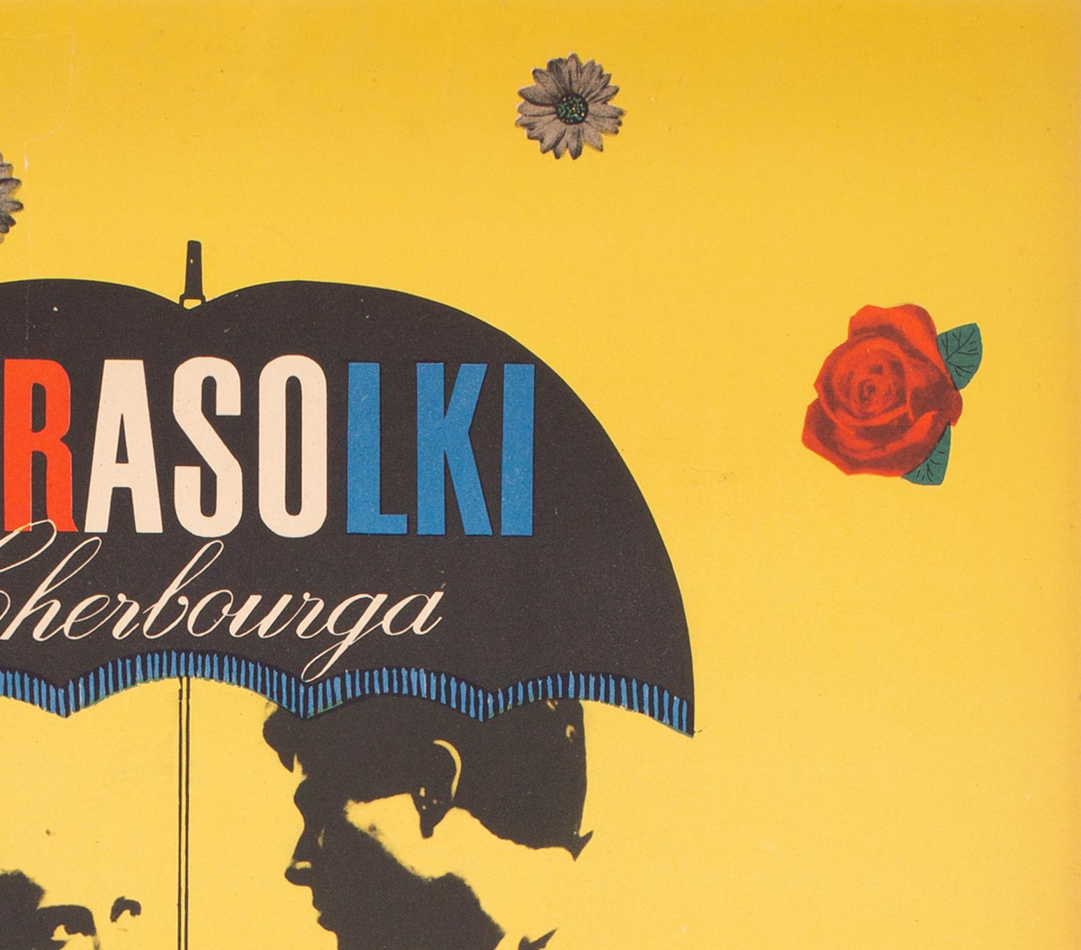 The Umbrellas of Cherbourg 1966 Polish A1 Film Poster, Rapnicki