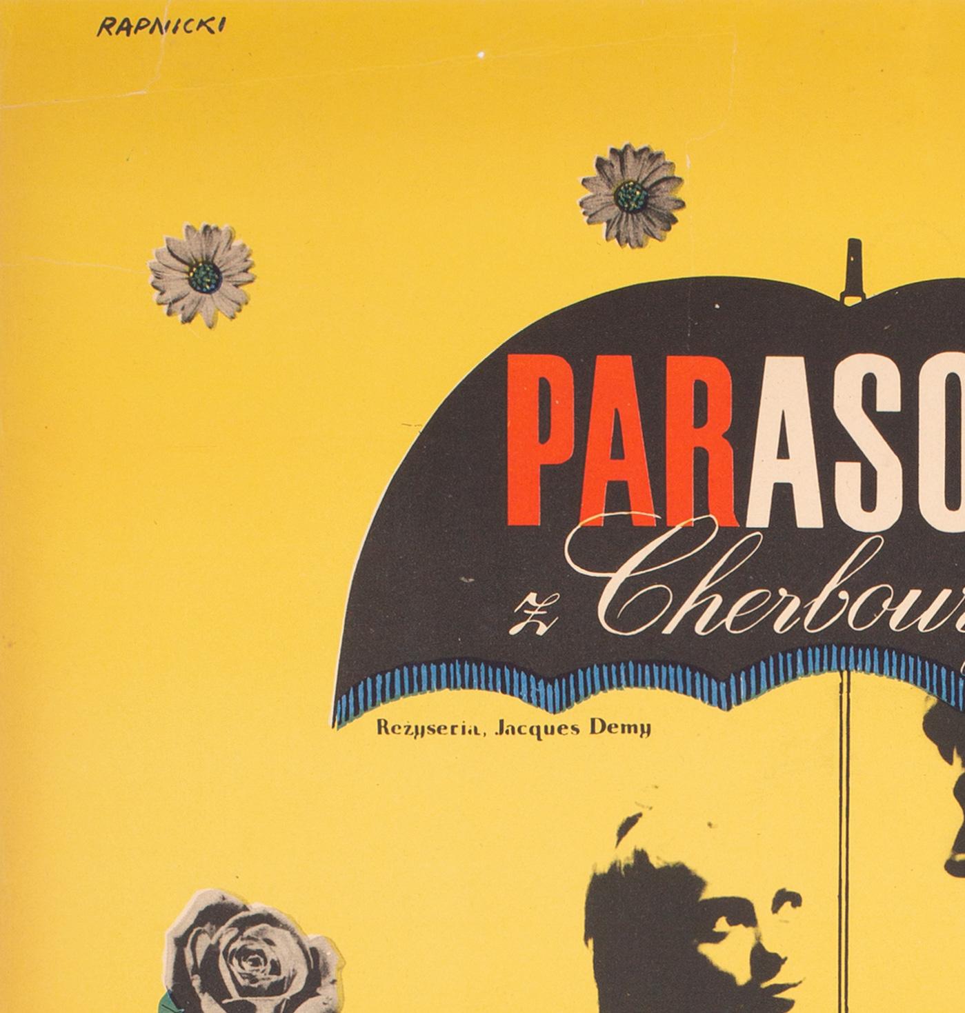 The Umbrellas of Cherbourg 1966 Polish A1 Film Poster, Rapnicki