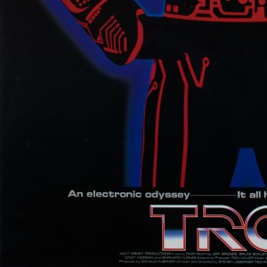 "Tron" Japanese Film Movie Poster, 1982