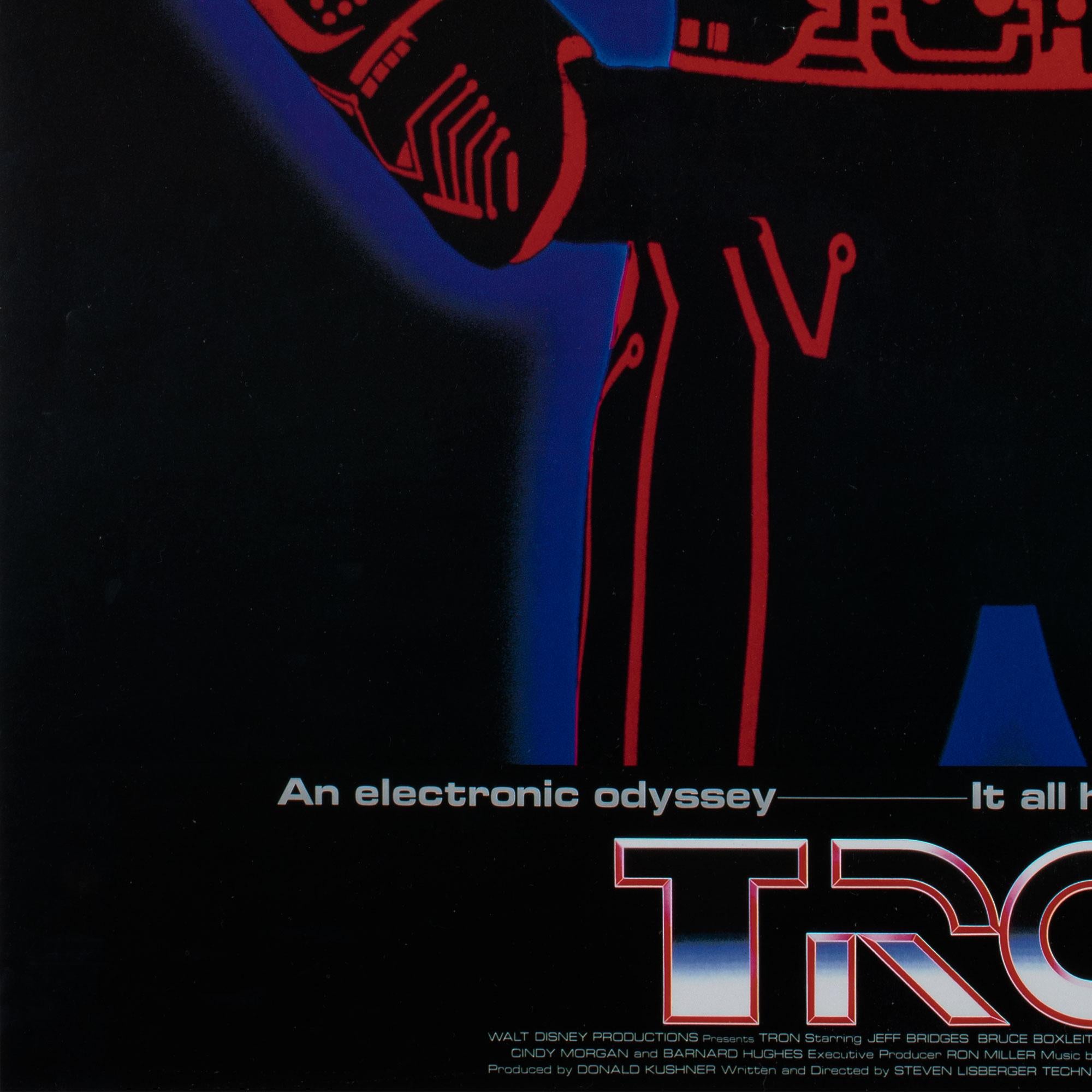 "Tron" Japanese Film Movie Poster, 1982