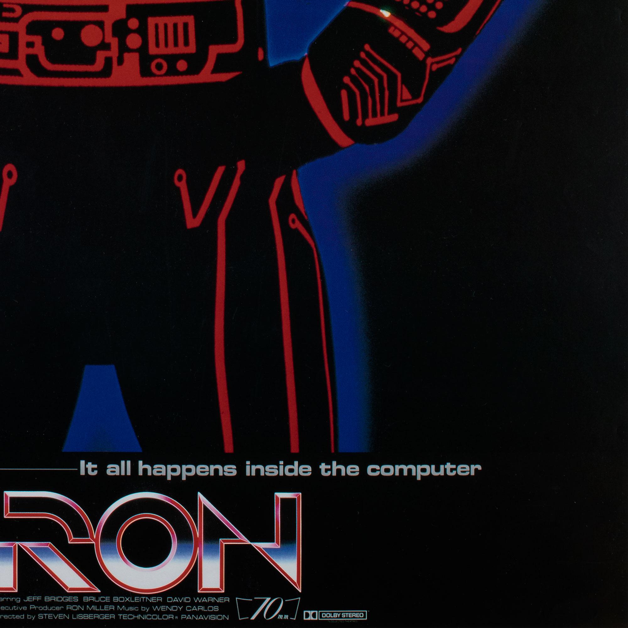 "Tron" Japanese Film Movie Poster, 1982