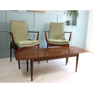 Mid Century Rosewood Coffee Table By Robert Heritage For Archie Shine