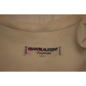 Vintage Yves Saint Laurent Rive Gauche Ivory Day Dress