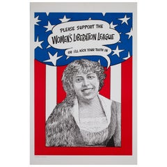 "Women's Lib Can You Dig it", 1970s American Political/Protest Poster