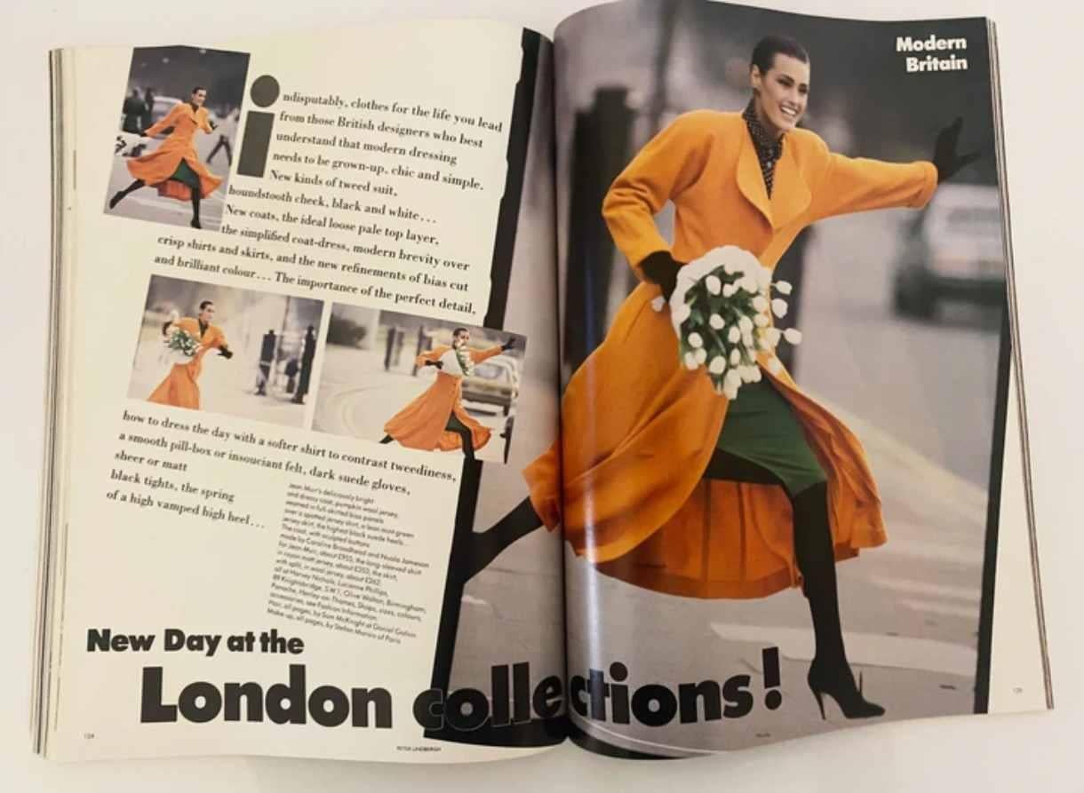1986 VOGUE Modern Britain - Cover by Saul Leiter