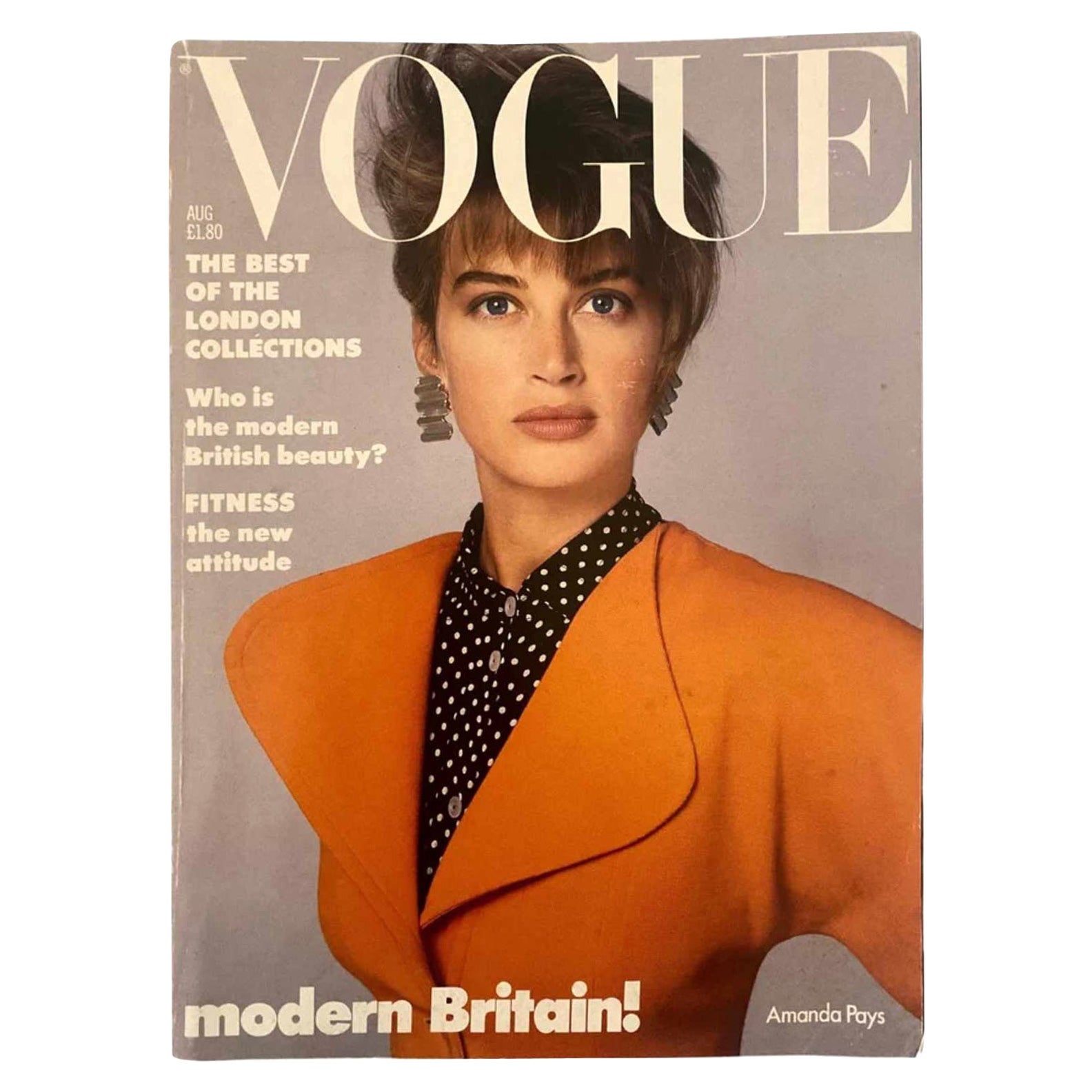 1986 VOGUE Modern Britain - Cover by Saul Leiter