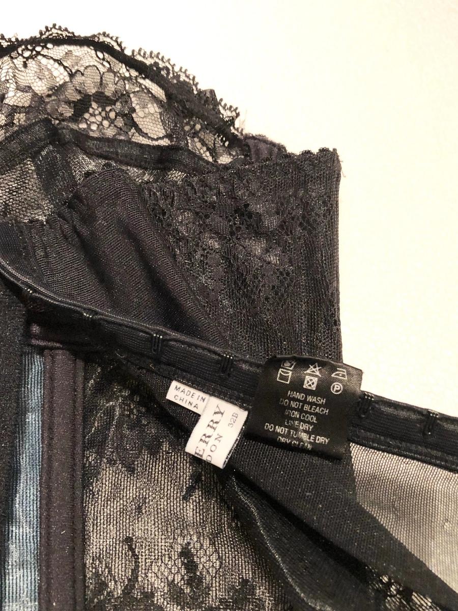 1990s Burberry's Lace Corset
