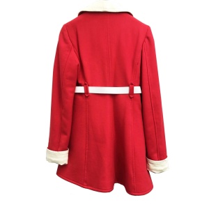 1990s Dolce & Gabbana Runway Red Retro Coat