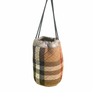 2000s Burberry Nova Check Cloth Quilt Pouch