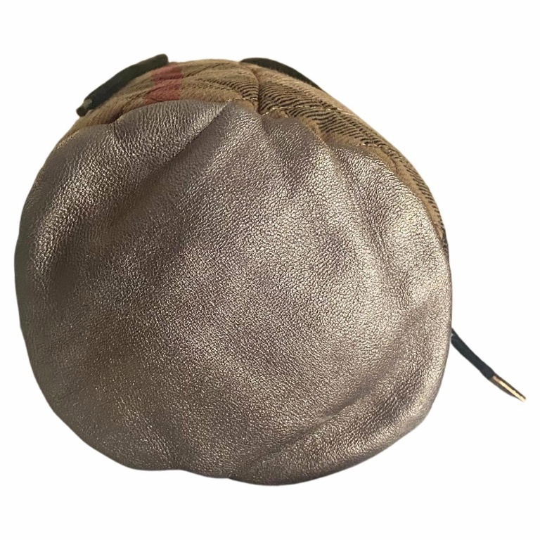 2000s Burberry Nova Check Cloth Quilt Pouch