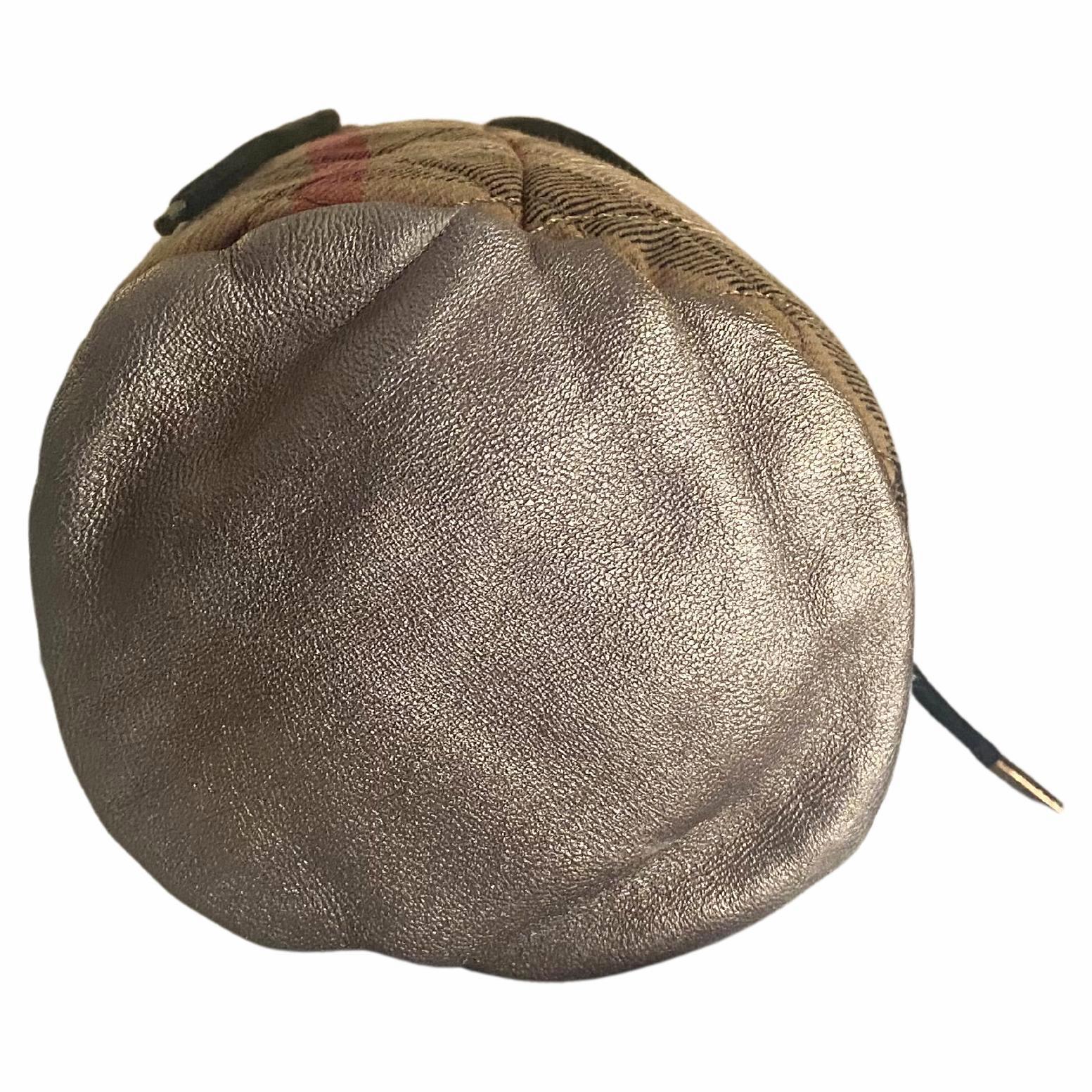 2000s Burberry Nova Check Cloth Quilt Pouch