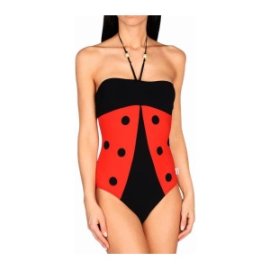 2000s Moschino Ladybird One Piece Swimsuit