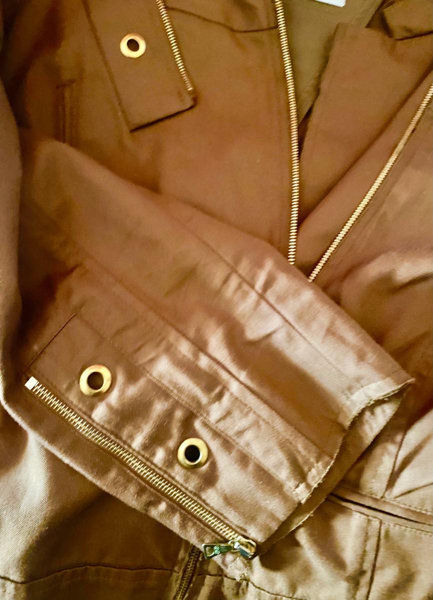 2000s Prada Brown Tobacco Cotton Cropped Jacket