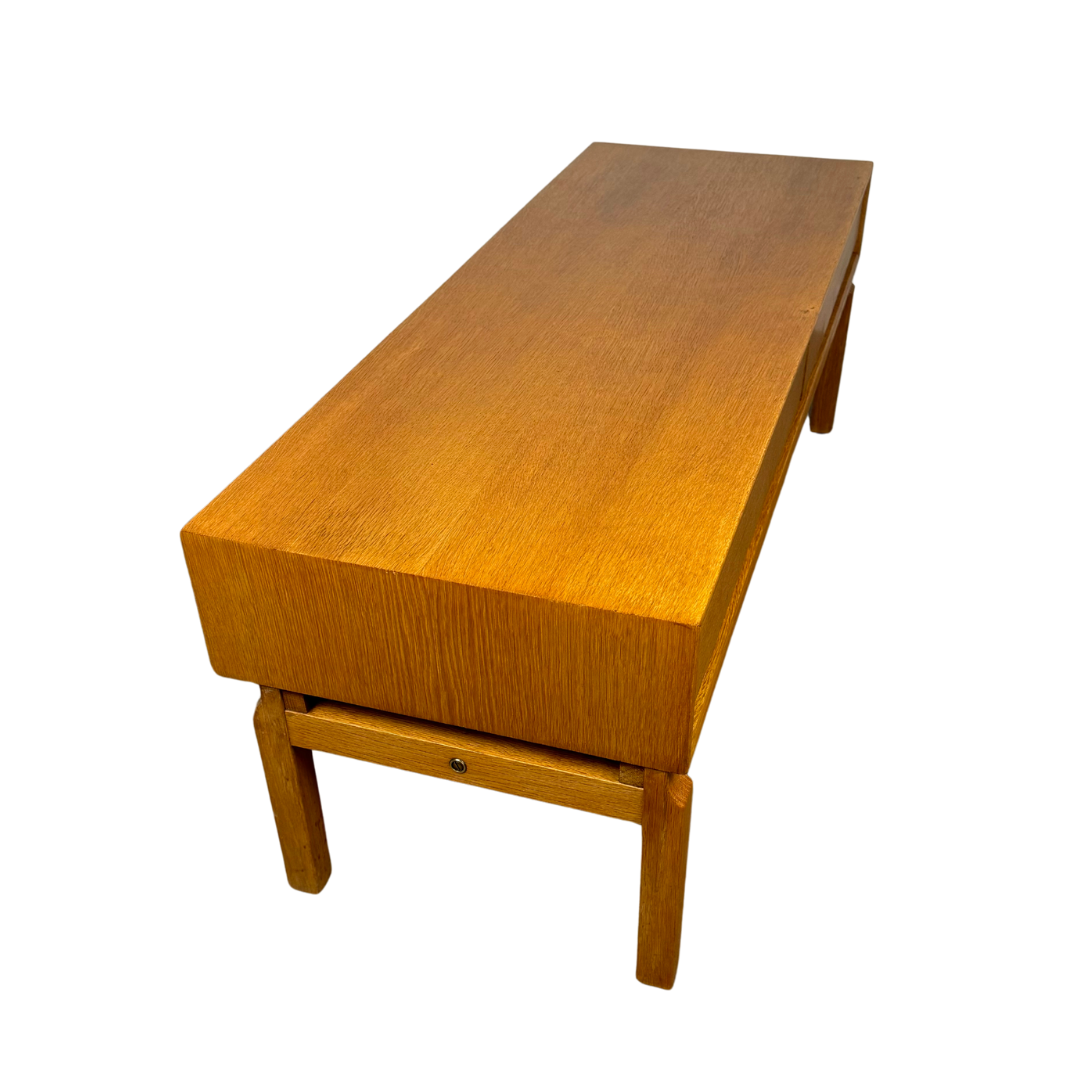 Mid Century Oakwood Console by Marian Gabrinski for Möbel-Ikea, 1960s