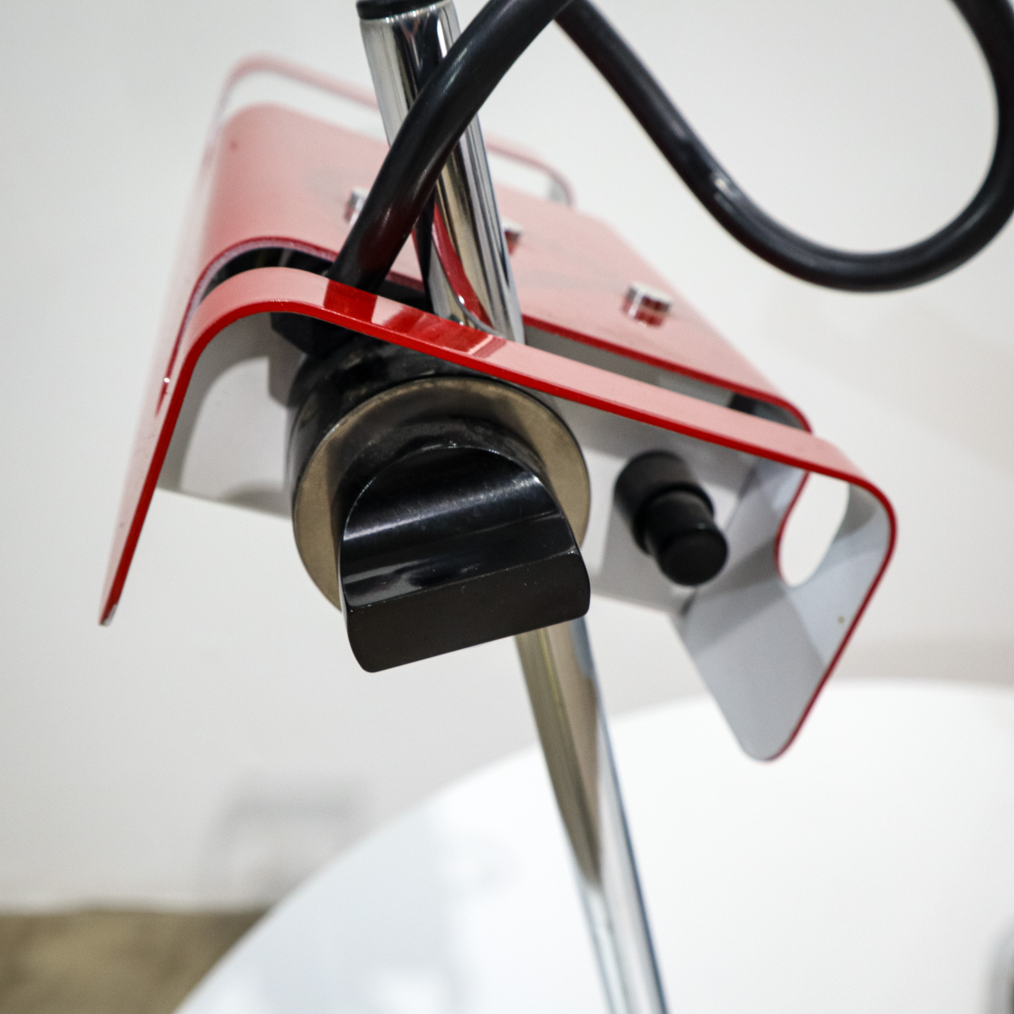 Joe Colombo Spider Table Lamp in Red