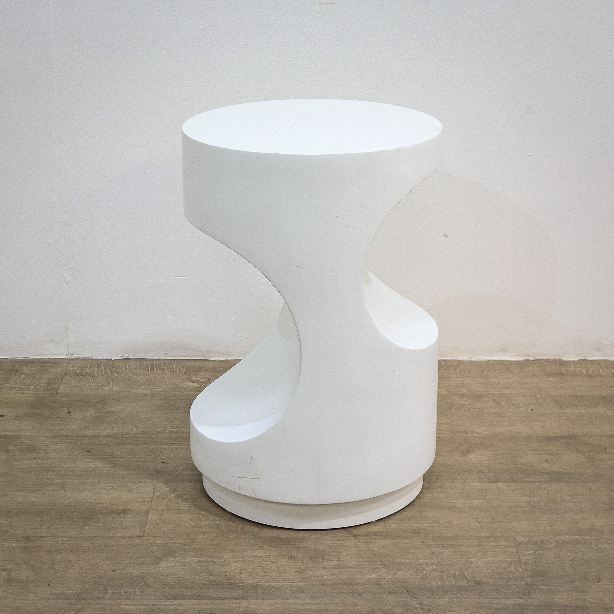 White Plinth Display Stand or Side Table