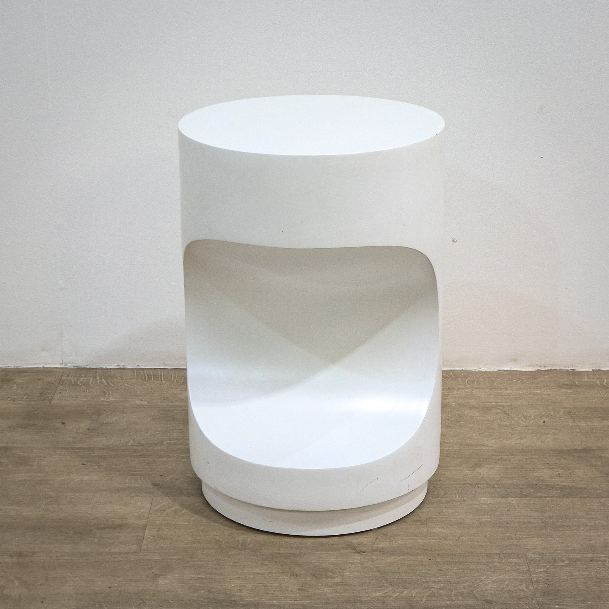 White Plinth Display Stand or Side Table