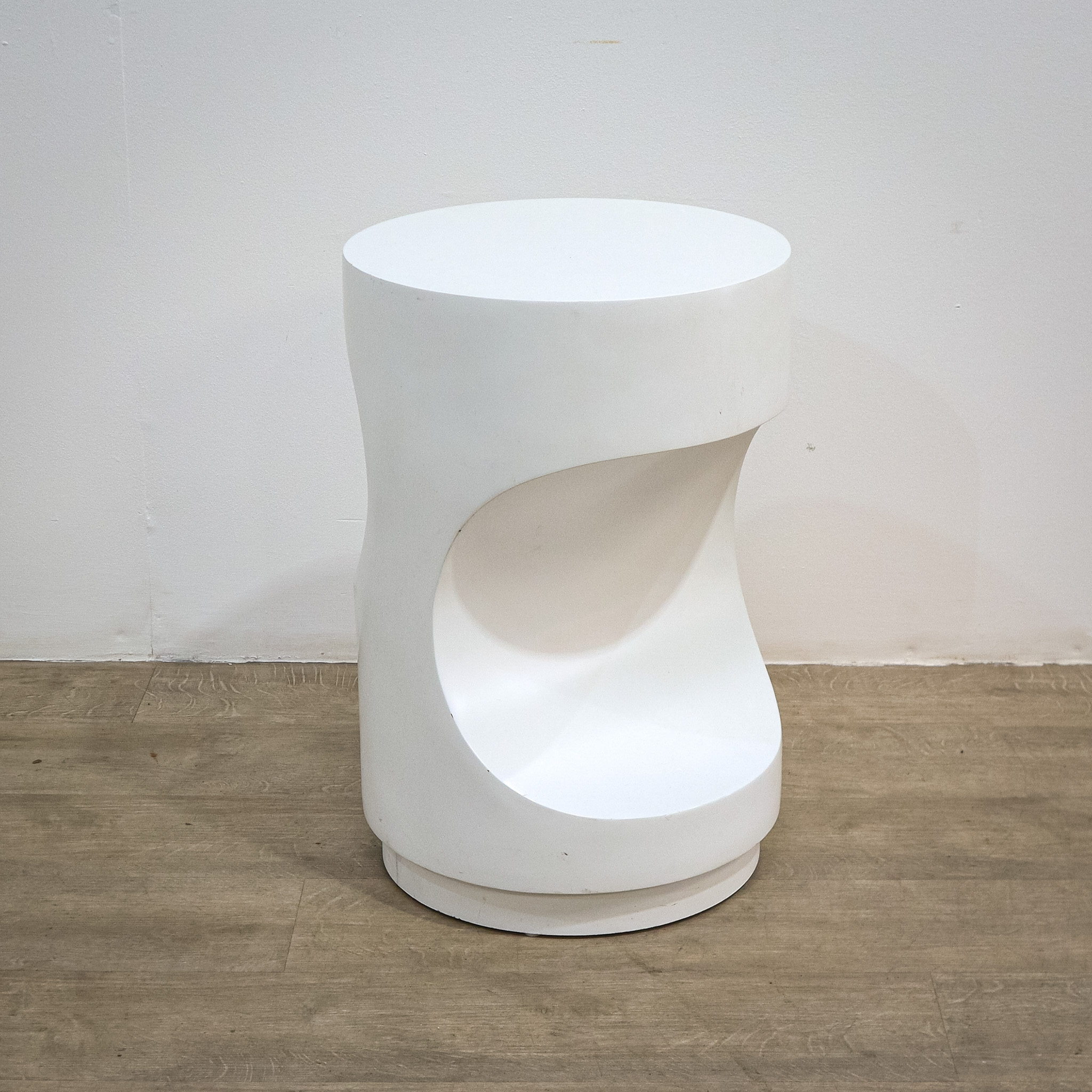 White Plinth Display Stand or Side Table