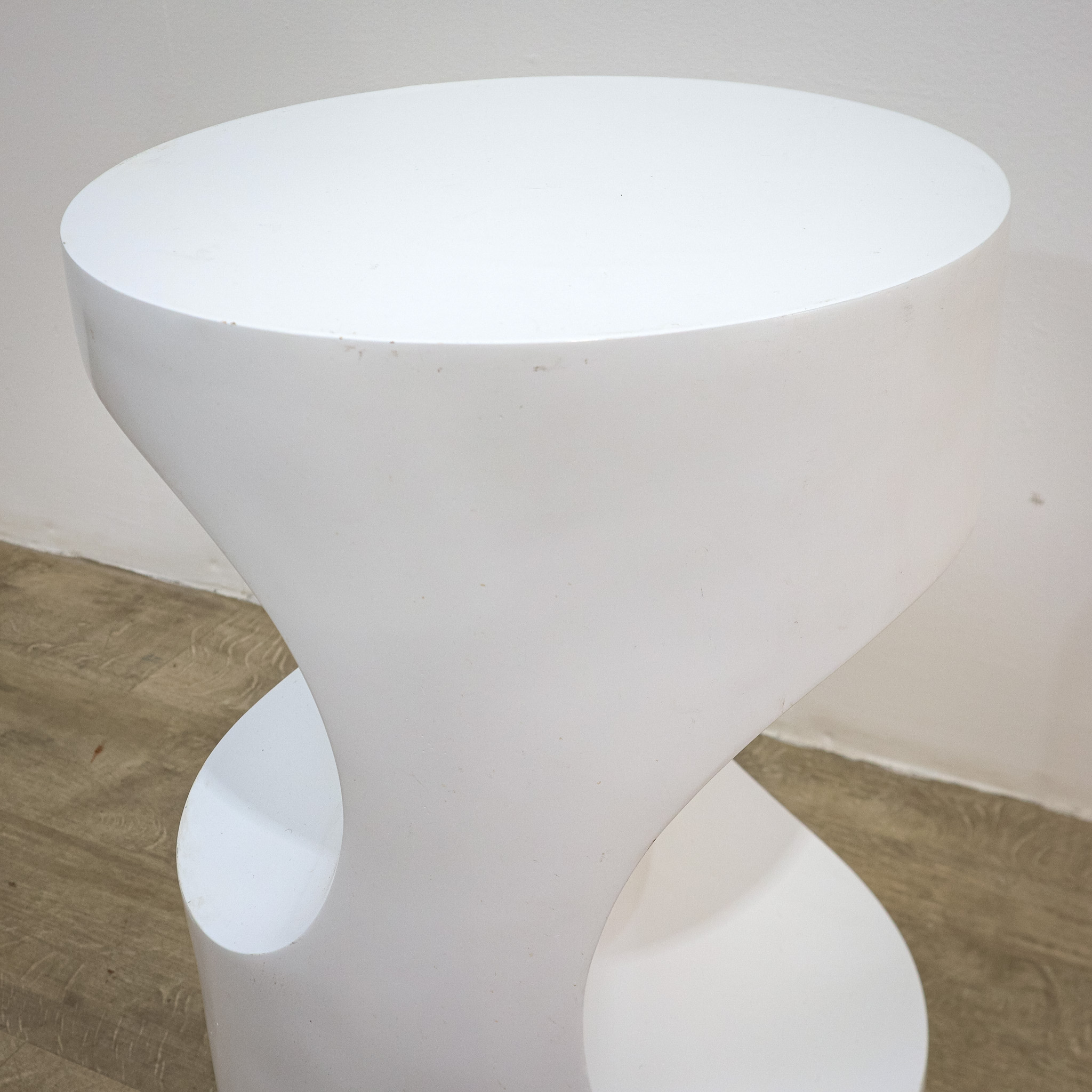 White Plinth Display Stand or Side Table