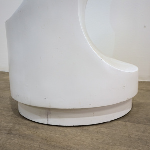White Plinth Display Stand or Side Table