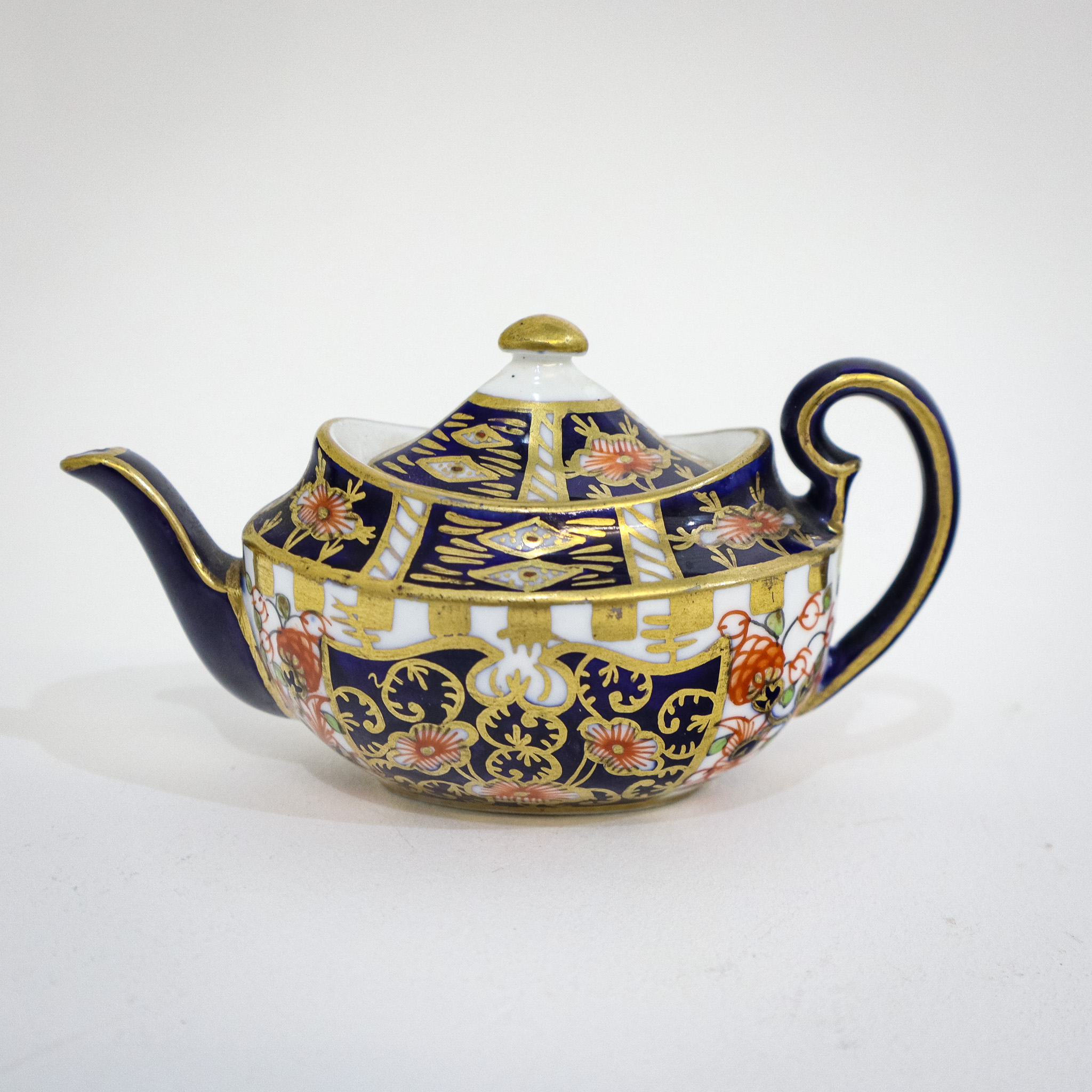Miniature Royal Crown Derby Teapot
