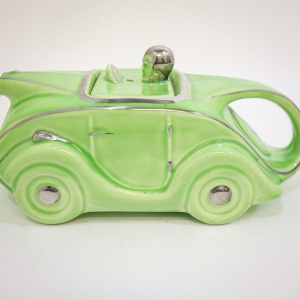Green Sadlers Teapot