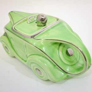 Green Sadlers Teapot