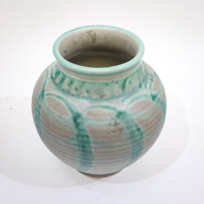 Large Royal Lancastrian Green Vase - Image 4