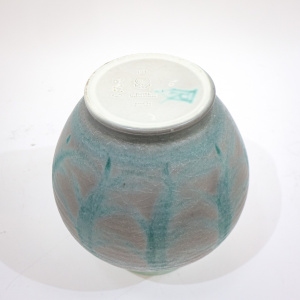 Large Royal Lancastrian Green Vase
