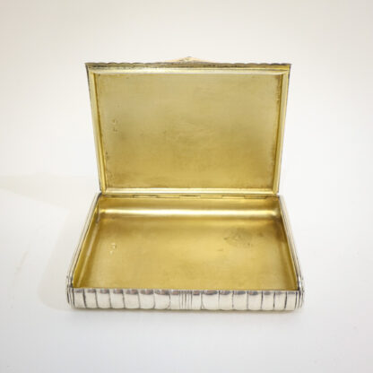 Art Deco Silver & 14 CT Gold Cigarette Case - Image 4
