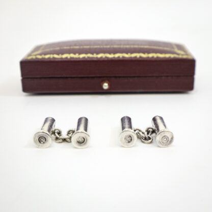 Cased Asprey Silver Cufflinks - Image 4