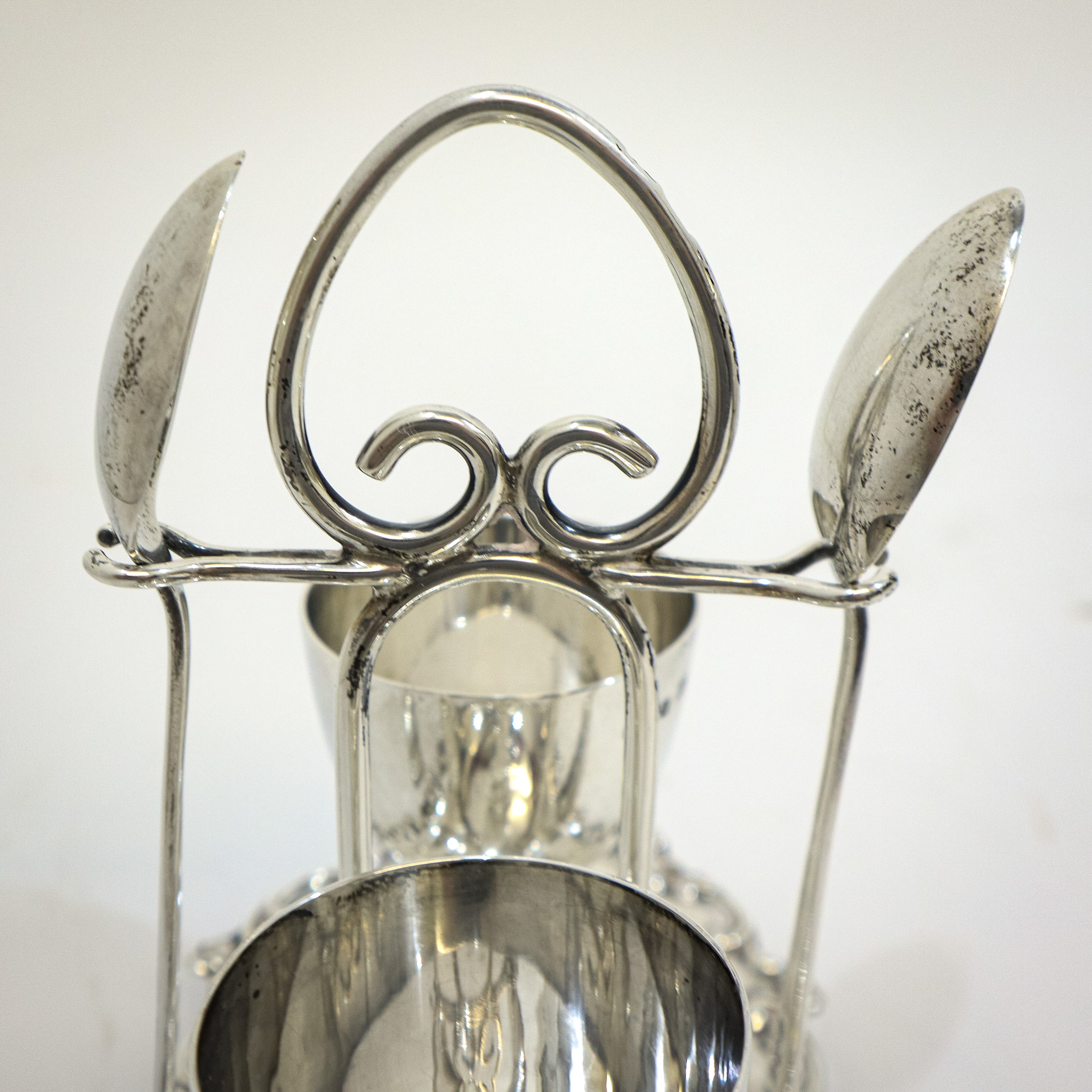 Edwardian Silver Egg Cup Set
