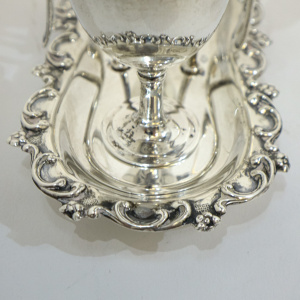 Edwardian Silver Egg Cup Set